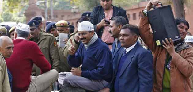 CM Arvind Kejriwal refused any negotiation on his protest demanding control over Delhi Police.