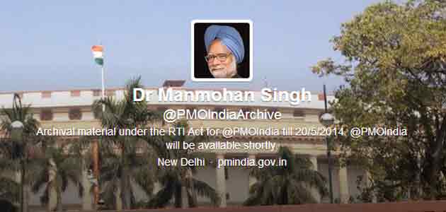Twitter handle of PMO changed from @PMOIndia to @PMOIndiaArchive