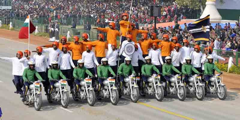 India celebrates its 66th Republic Day on January 26, 2015 with colourful parades and cultural events nationwide.